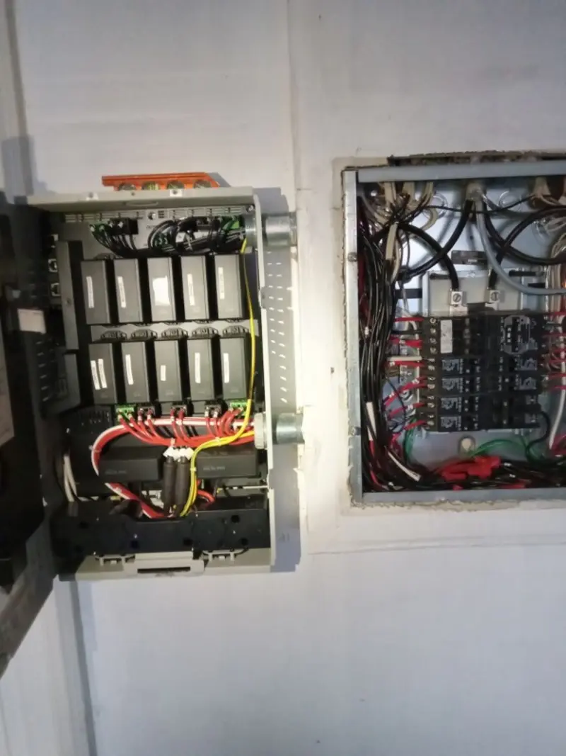 Electrical panel upgrade completed for Commercial Electrician Services in Annetta